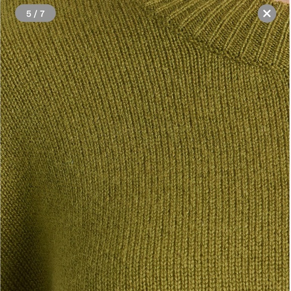 Reformation Paloma Cropped Crew Cashmere Sweater - Picture 6 of 10